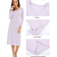 WiWi Nightgowns for Women Soft Loungewear