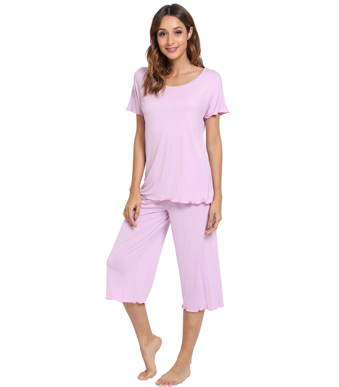 WiWi Women's Soft Bamboo Pajama Set