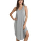 WiWi Soft Bamboo Sleeveless Nightgowns for Women