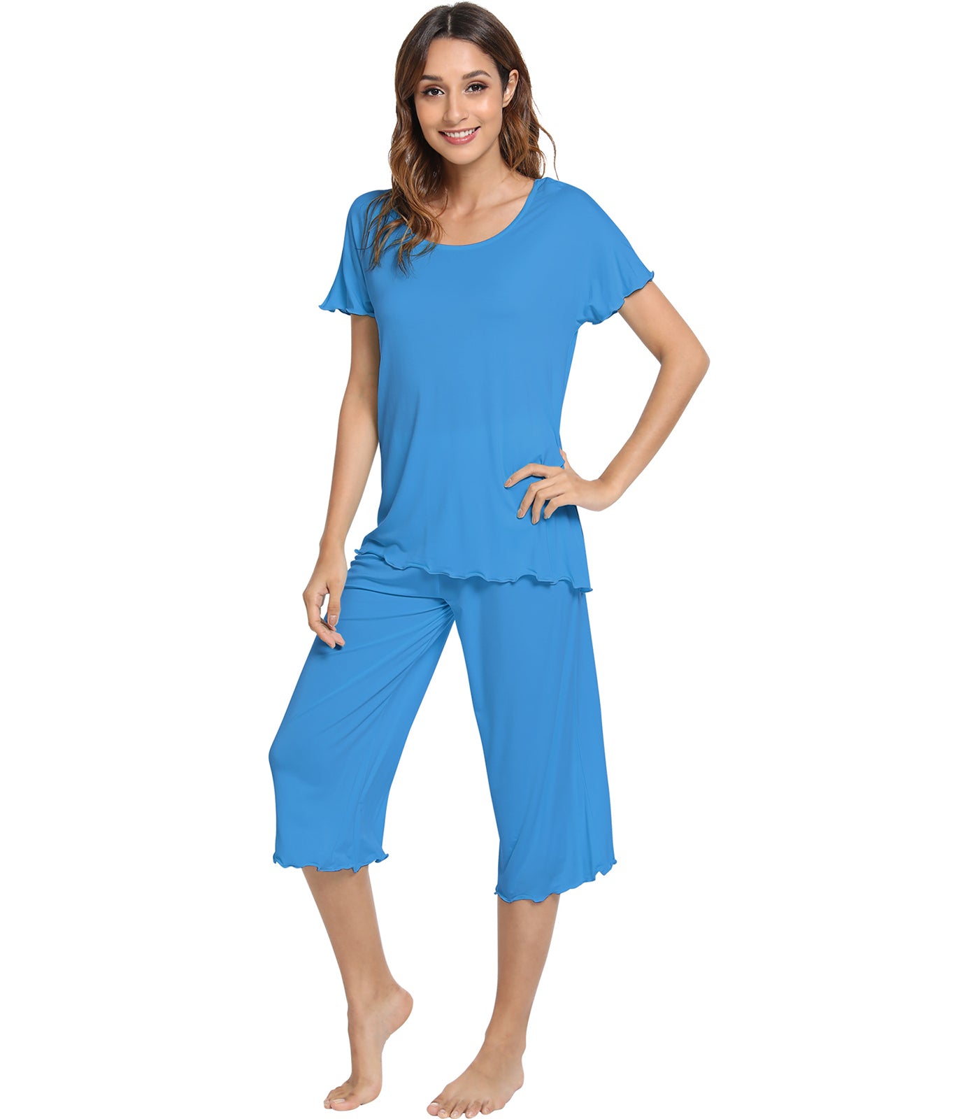 WiWi Women's Soft Bamboo Pajama Set