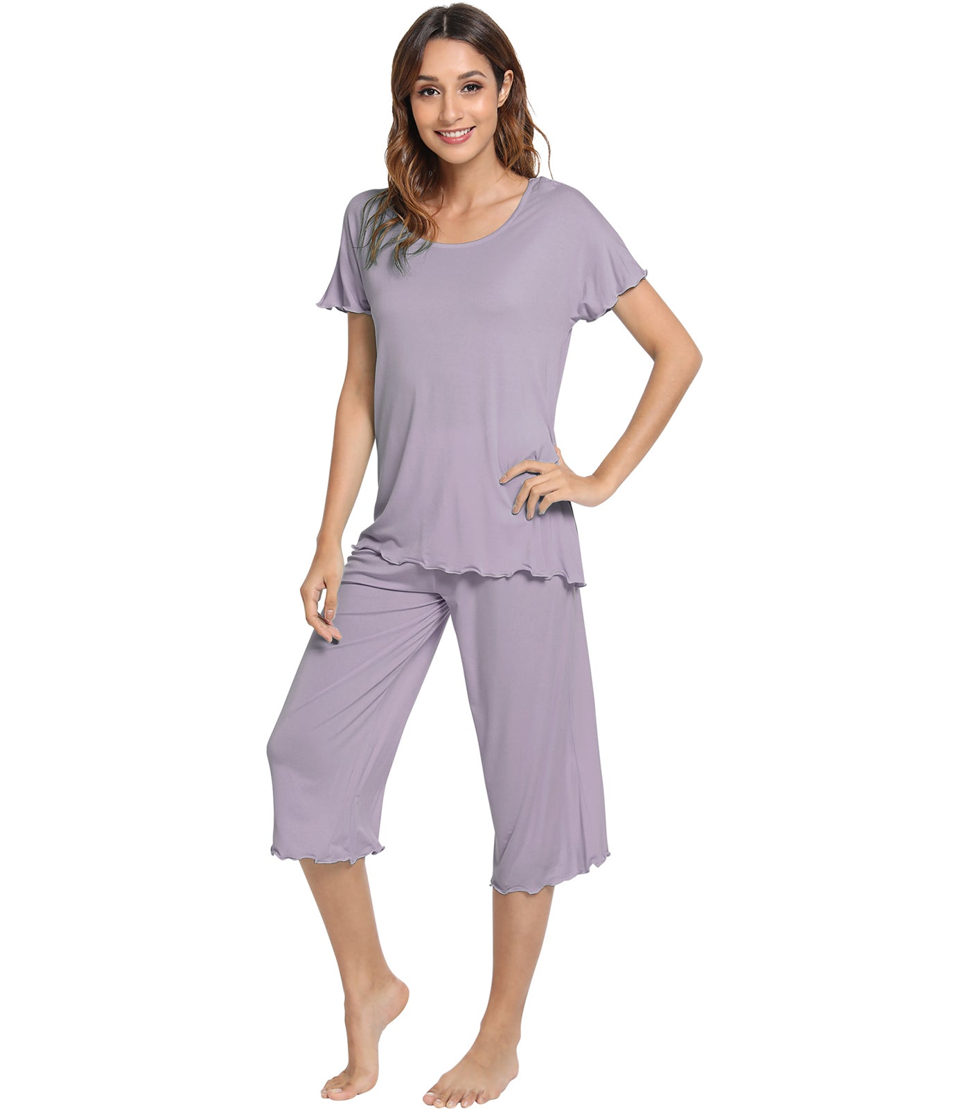 WiWi Women's Soft Bamboo Pajama Set