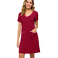 WiWi Soft Bamboo Sleep Shirts with Pockets